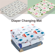 Load image into Gallery viewer, Newborn Baby Portable Foldable Washable Diaper Pad Baby Care Nappy Changing Mat maternity Diaper Pad Infant stroller Accessories