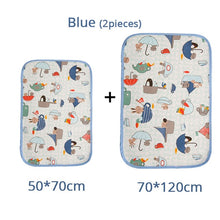 Load image into Gallery viewer, Baby Changing Mat Infants Washable Waterproof Mattress Cartoon Changing Pad Floor mats Cushion Reusable Diaper