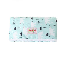 Load image into Gallery viewer, Diaper Changing Mat Portable Waterproof Changing Pad Cover 2020 New Ohbabyka Brand Baby Diaper Changing Mat Reusable Wipes Cover
