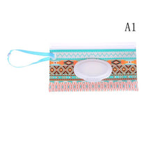 Load image into Gallery viewer, 19 Styles Baby Kids Wipe Clutch Carrying Bag Wet Wipes Dispenser Snap-strap Bag Pouch Outdoor Travel Wet Paper Towel Container