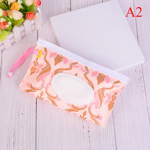 Load image into Gallery viewer, 19 Styles Baby Kids Wipe Clutch Carrying Bag Wet Wipes Dispenser Snap-strap Bag Pouch Outdoor Travel Wet Paper Towel Container
