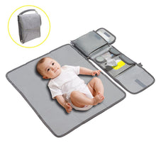 Load image into Gallery viewer, Baby changing mat Waterproof Mummy bag Baby stroller portable diaper changing pad Changing Diaper Clutch for Camping Travel
