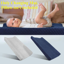 Load image into Gallery viewer, 2 Pcs Soft Reusable Changing Pad Cover Minky Dot Foldable Travel Baby Breathable Diaper Pad Sheets Cover
