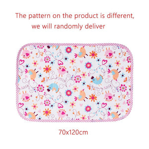 Baby Changing Mat Infants Washable Waterproof Mattress Cartoon Changing Pad Floor mats Cushion Reusable Diaper