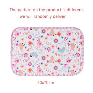 Baby Changing Mat Infants Washable Waterproof Mattress Cartoon Changing Pad Floor mats Cushion Reusable Diaper