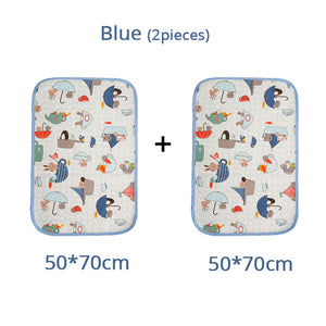 Baby Changing Mat Infants Washable Waterproof Mattress Cartoon Changing Pad Floor mats Cushion Reusable Diaper