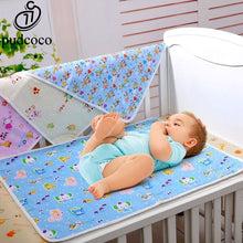 Load image into Gallery viewer, Baby Nappy Changing Pad Cotton Ecologic Diaper Changing Table Cartoon Baby Waterproof Mattress Bed Sheet Infant Change Mat Cover
