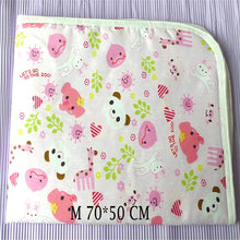 Load image into Gallery viewer, Baby Nappy Changing Pad Cotton Ecologic Diaper Changing Table Cartoon Baby Waterproof Mattress Bed Sheet Infant Change Mat Cover
