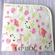 Load image into Gallery viewer, Baby Nappy Changing Pad Cotton Ecologic Diaper Changing Table Cartoon Baby Waterproof Mattress Bed Sheet Infant Change Mat Cover
