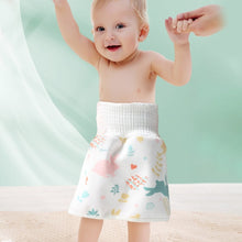 Load image into Gallery viewer, Baby Diaper Training Skirt Pure Cotton High Waist Waterproof Diaper Skirt Children Baby Cloth Diaper Urination Skirt
