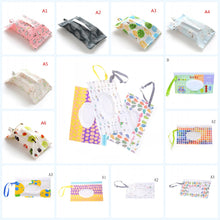 Load image into Gallery viewer, 19 Styles Baby Kids Wipe Clutch Carrying Bag Wet Wipes Dispenser Snap-strap Bag Pouch Outdoor Travel Wet Paper Towel Container
