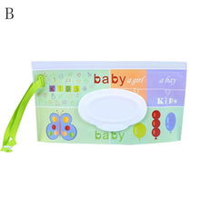 Load image into Gallery viewer, 19 Styles Baby Kids Wipe Clutch Carrying Bag Wet Wipes Dispenser Snap-strap Bag Pouch Outdoor Travel Wet Paper Towel Container
