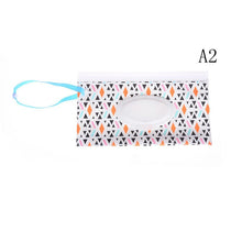 Load image into Gallery viewer, 19 Styles Baby Kids Wipe Clutch Carrying Bag Wet Wipes Dispenser Snap-strap Bag Pouch Outdoor Travel Wet Paper Towel Container
