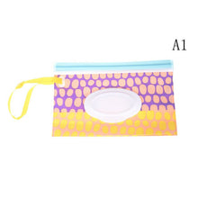 Load image into Gallery viewer, 19 Styles Baby Kids Wipe Clutch Carrying Bag Wet Wipes Dispenser Snap-strap Bag Pouch Outdoor Travel Wet Paper Towel Container
