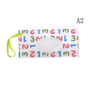 19 Styles Baby Kids Wipe Clutch Carrying Bag Wet Wipes Dispenser Snap-strap Bag Pouch Outdoor Travel Wet Paper Towel Container